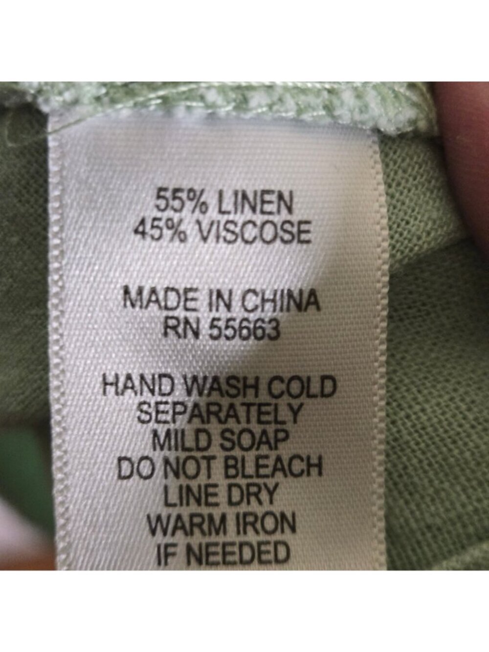 Cynthia Rowley Pale Green Linen Blend Sleeveless High Low Hem Midi Dress Size M - Picture 5 of 5